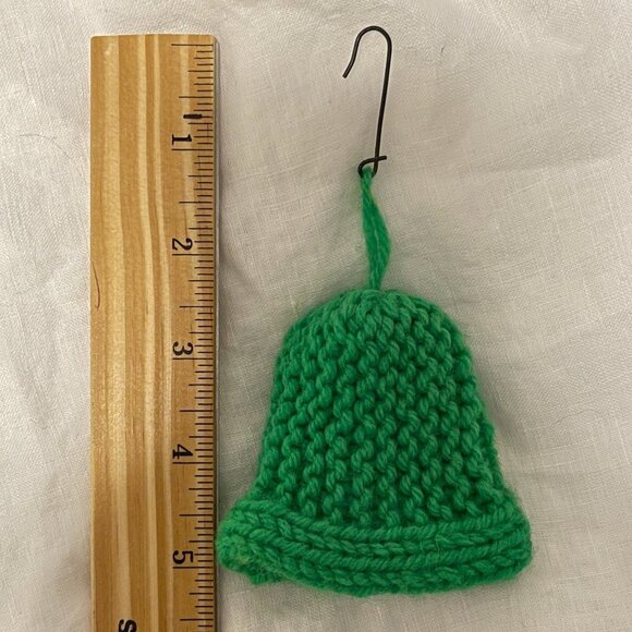 Crocheted Christmas Bell Ornament - Picture 9 of 10